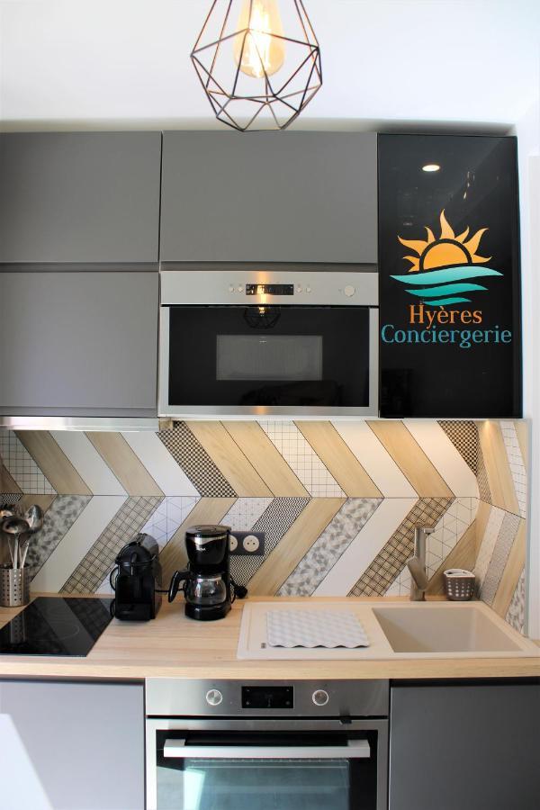 Hyeres-Plage -T2 Neuf Rdj Clim Wifi - La Capte By Hc Apartamento Exterior foto