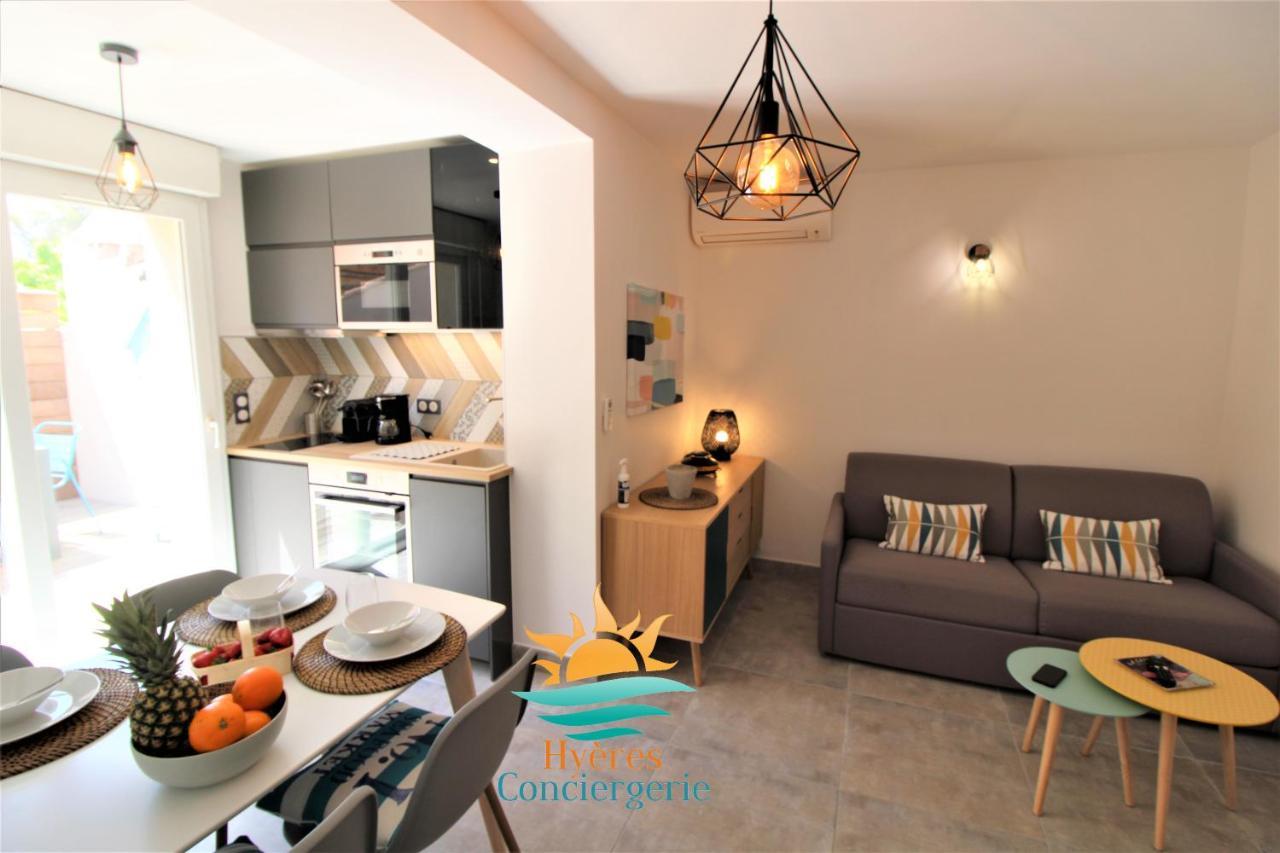 Hyeres-Plage -T2 Neuf Rdj Clim Wifi - La Capte By Hc Apartamento Exterior foto