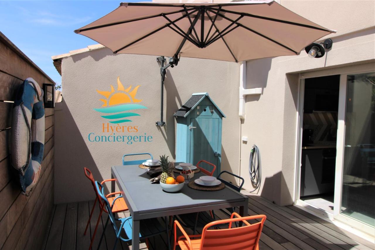 Hyeres-Plage -T2 Neuf Rdj Clim Wifi - La Capte By Hc Apartamento Exterior foto