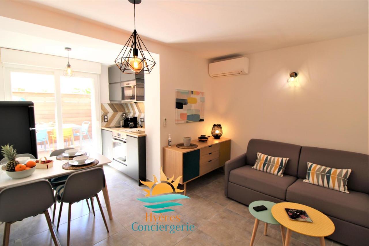 Hyeres-Plage -T2 Neuf Rdj Clim Wifi - La Capte By Hc Apartamento Exterior foto